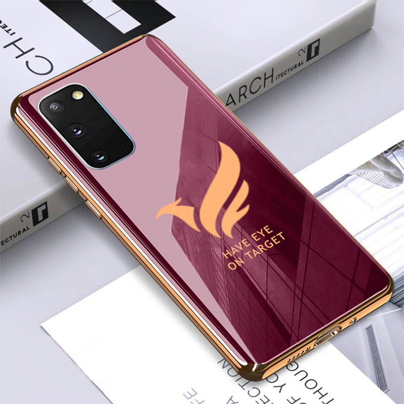 Premium Silicone Back Case Cover For Samsung Galaxy S20