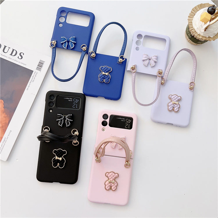 Premium Leather Phone Case for Samsung Galaxy Z Flip 3