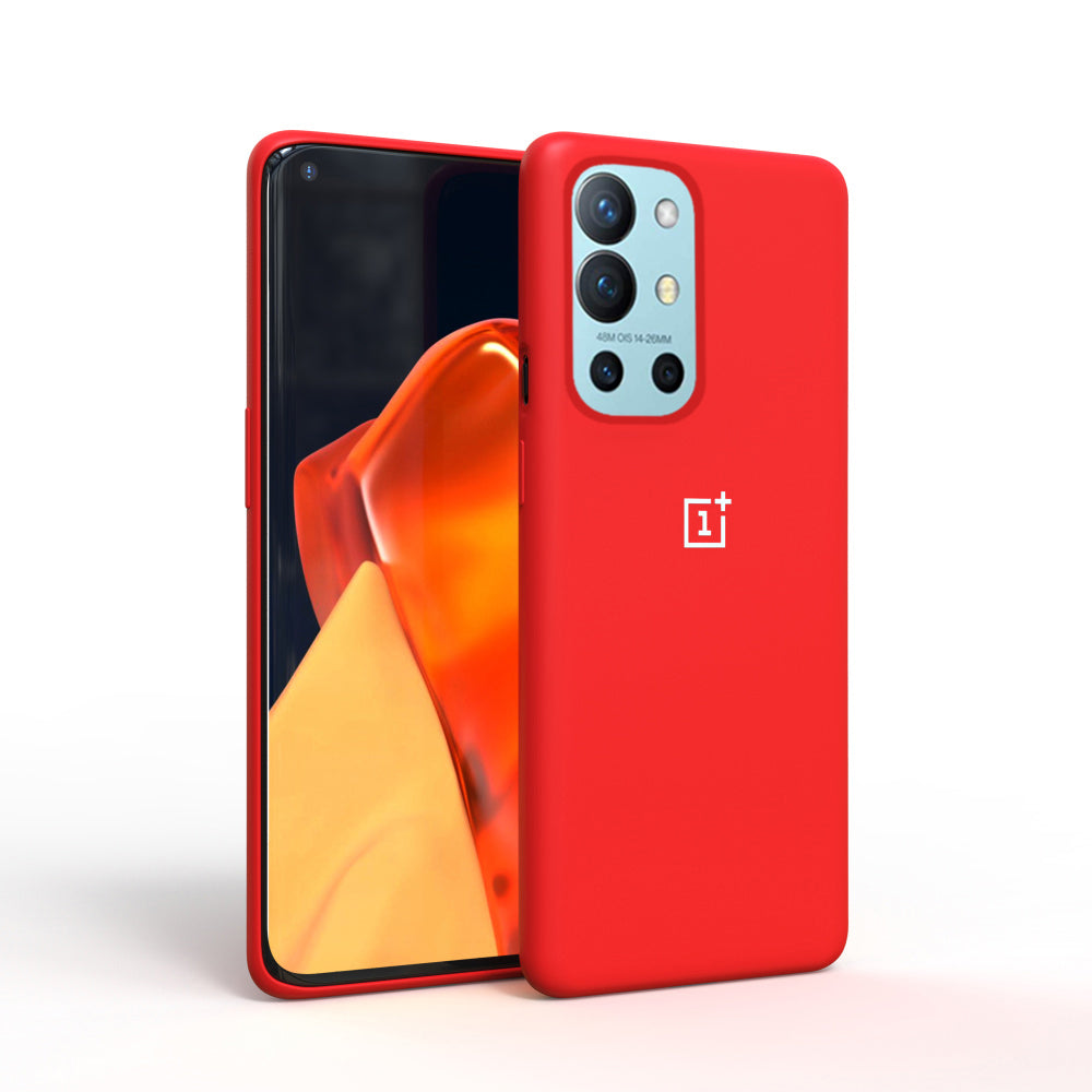 Premium Liquid Silicone Back Case Cover For OnePlus 9R