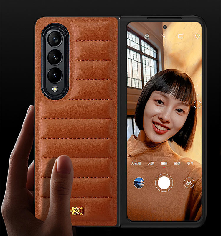 Luxury Leather Phone Case for Samsung Galaxy Z Fold 4