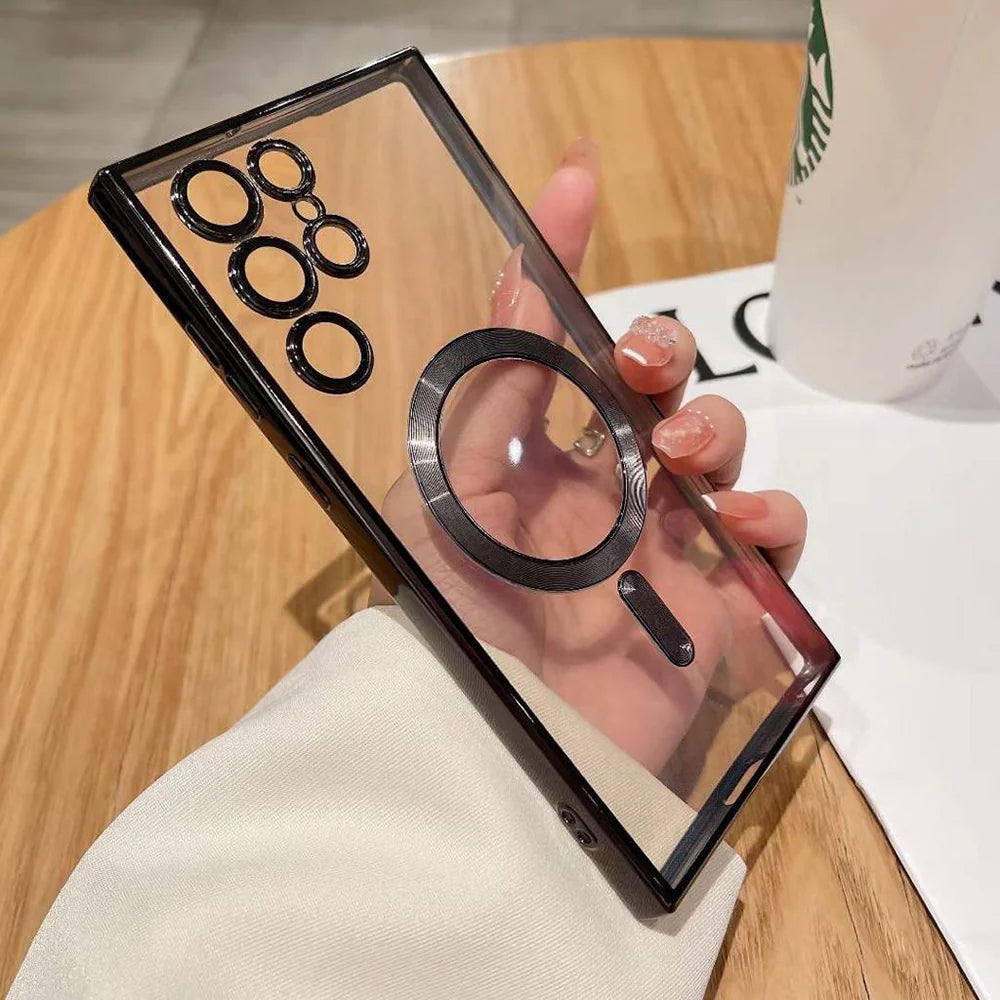 Luxury Transparent Clear Protection Case For Samsung Galaxy S21 Ultra