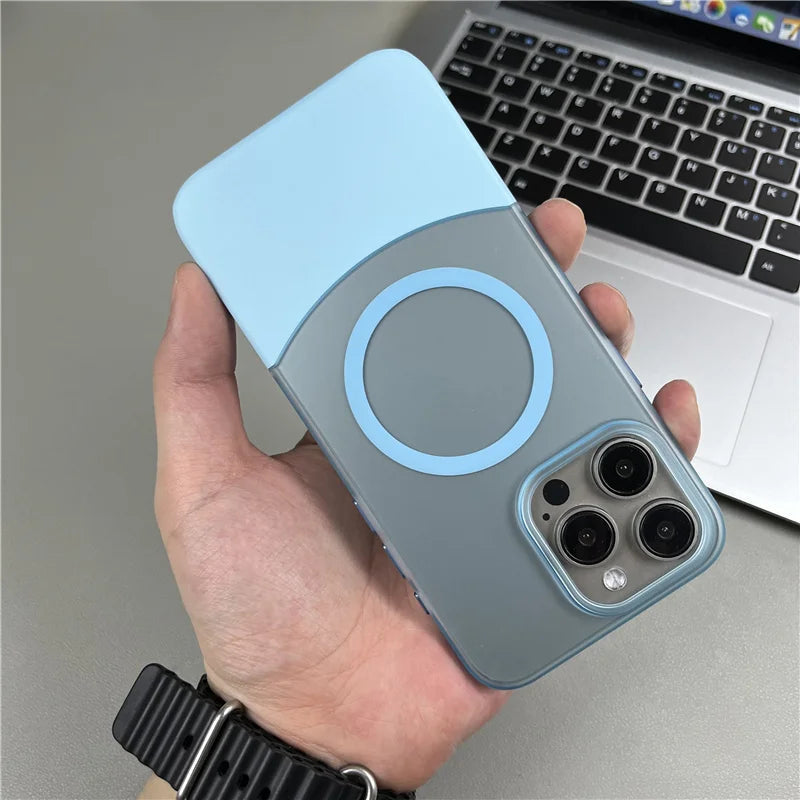 Premium 2 in 1 Magsafe Case For iPhone 15 Pro Max