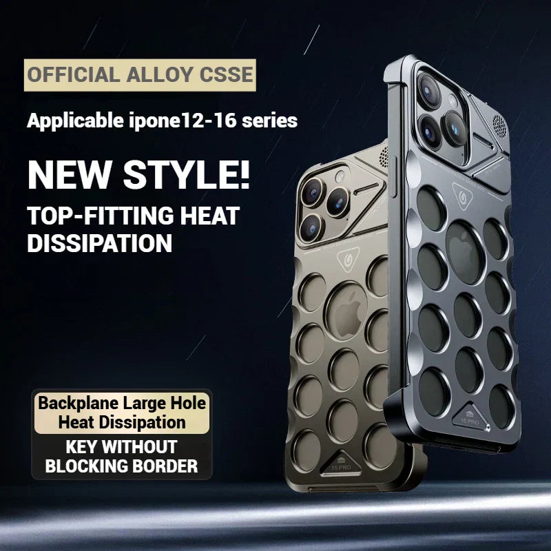 Metal Large Hollow Cover For iPhone