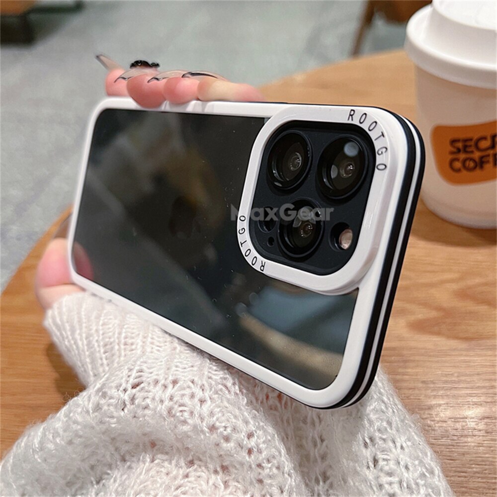 Root Transparent Polycarbonate Back Case Cover for iPhone 15
