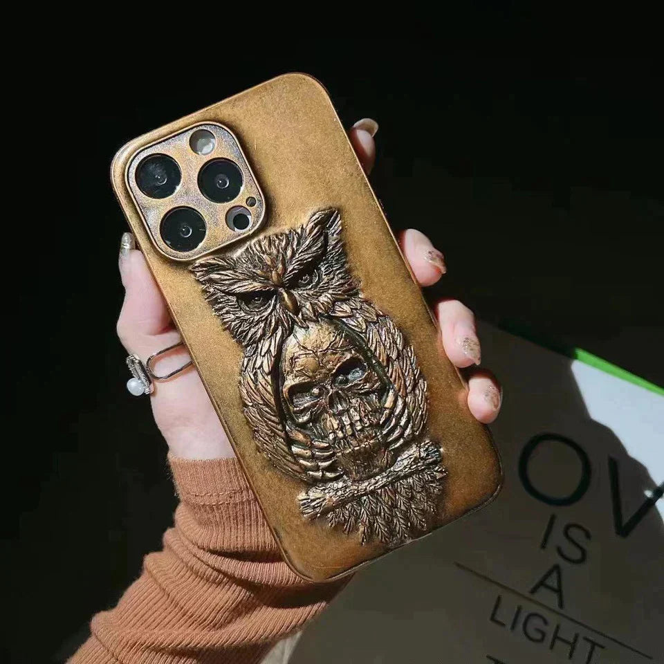 Vintage Owl Case For iPhone 15