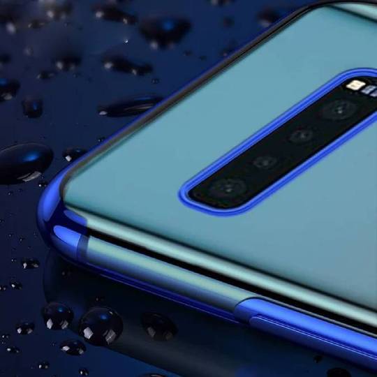 Baseus Glitter Transparent Ultra Thin Case For Samsung Glaxy S10 Plus - Planetcart