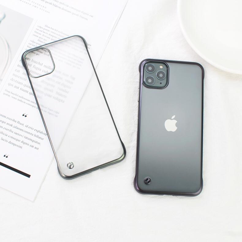 Glossy Edge Semi Transparent Premium Case For iPhone 11 Pro Max - Planetcart