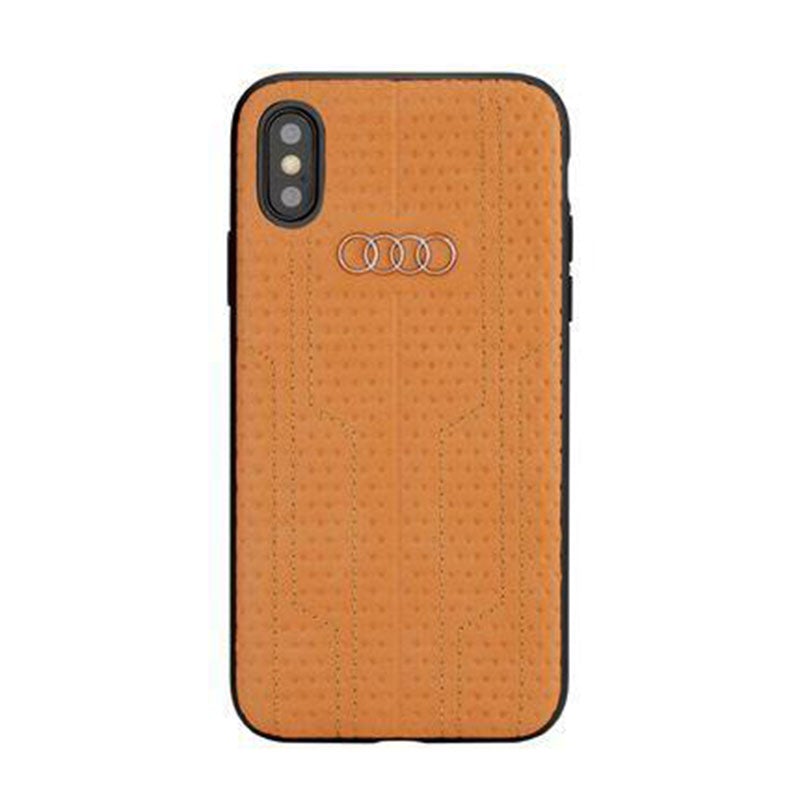 Audi A6 D1 Genuine Leather Crafted Limited Edition Case For iPhone X/XS - Planetcart