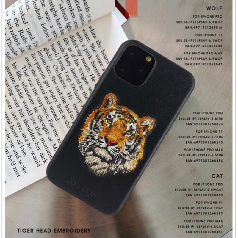 Santa Barbara Savana Series Genuine Leather Case for iPhone 11 Pro Max