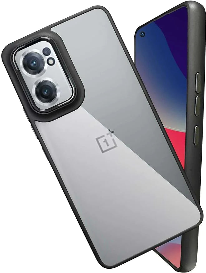 Luxury Plating Metal Camera Ring Transparent Case Oneplus Nord CE 2 Lite