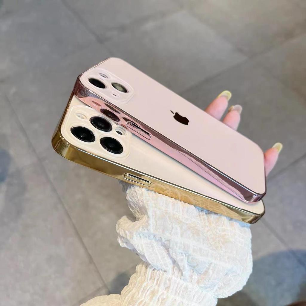 Original Glossy Premium Glass Back Case For iPhone