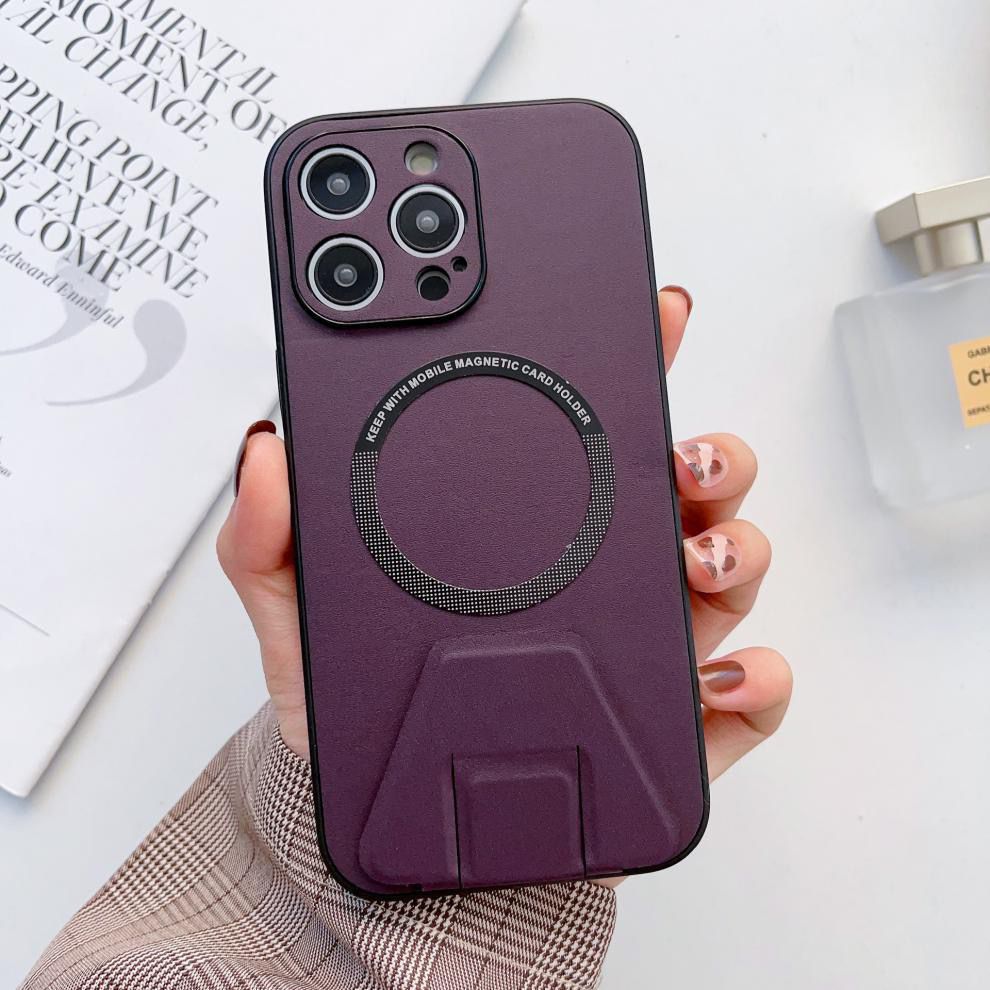 Luxury Leather Look Magsafe Case For iPhone 13 Pro Max