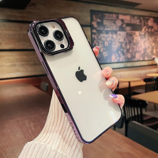 Transparent Camera Lens Stand Case For iPhone 14 Pro Max