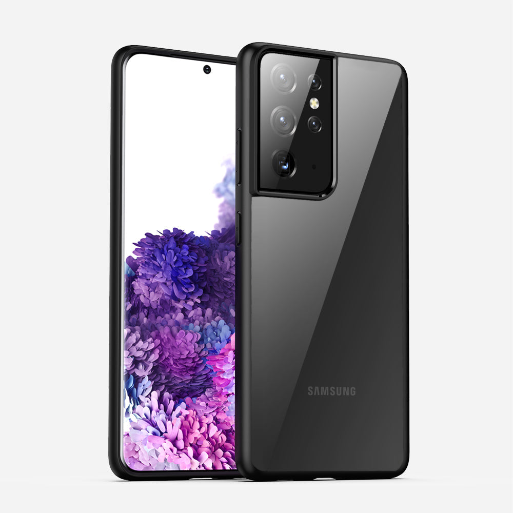 Premium Luxury Metal Camera Protection Shockproof Armor Case For Samsung S21 Ultra