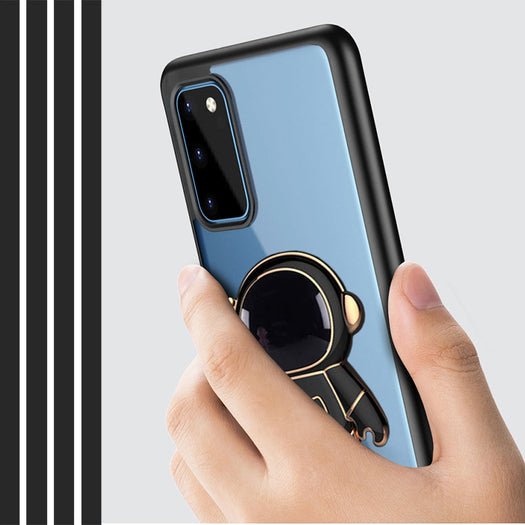 Astronaut Luxury Metal Camera Protection Shockproof Armor Case For Samsung S20 FE