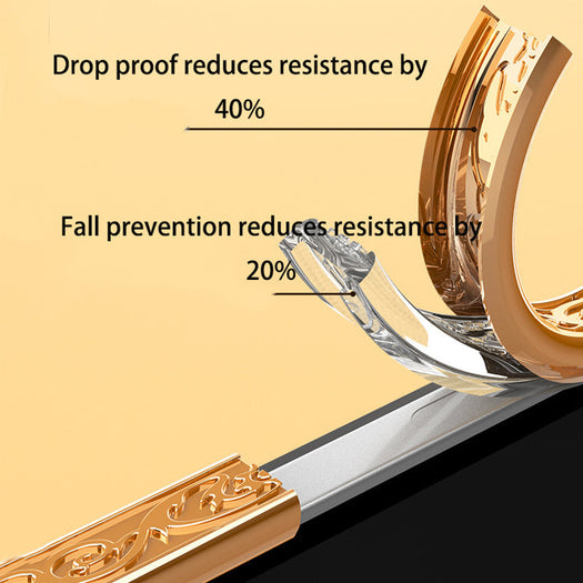 Premium Luxury 3D Flower Carved Plating Electroplated Side Frame Transparent Back Case Cover for Samsung Galaxy S21