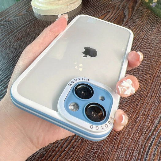 Root Transparent Polycarbonate Back Case Cover for iPhone