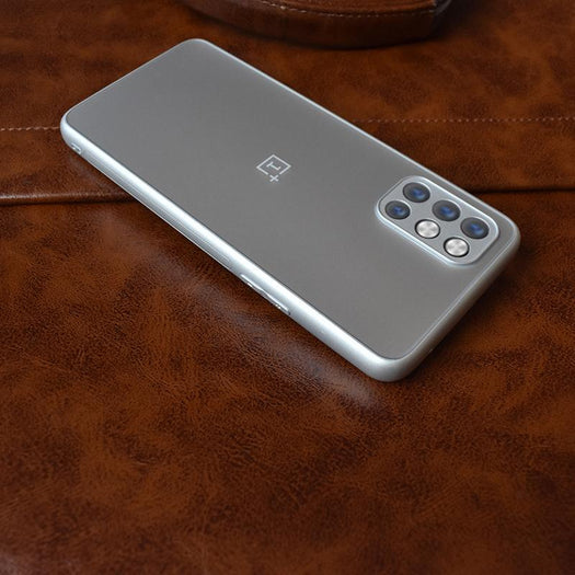 Special Edition Matte Finish Silicone Glass Back Case For Oneplus 9R - planetcartonline