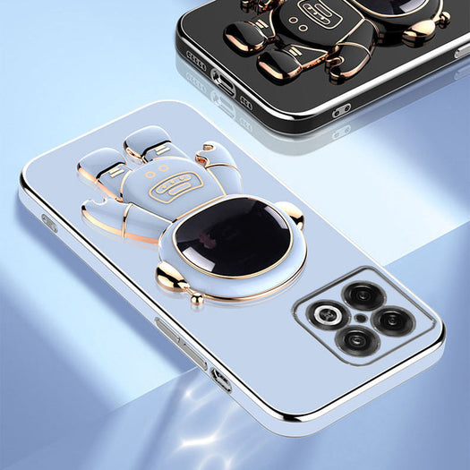 Astronaut Luxurious Gold Edge Back Case For OnePlus 10 Pro