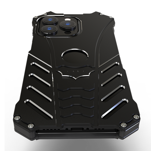 Batman Premium Luxury Metal Phone Case with Bat Stand for iPhone 12 Pro Max