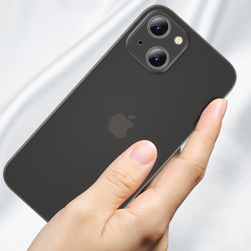 Frosted Ultra Thin Paper Back Case For iPhone 13 - planetcartonline