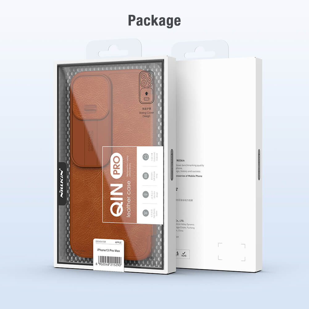 Nillkin Qin Leather Flip Case For iPhone 13 Pro Max - planetcartonline