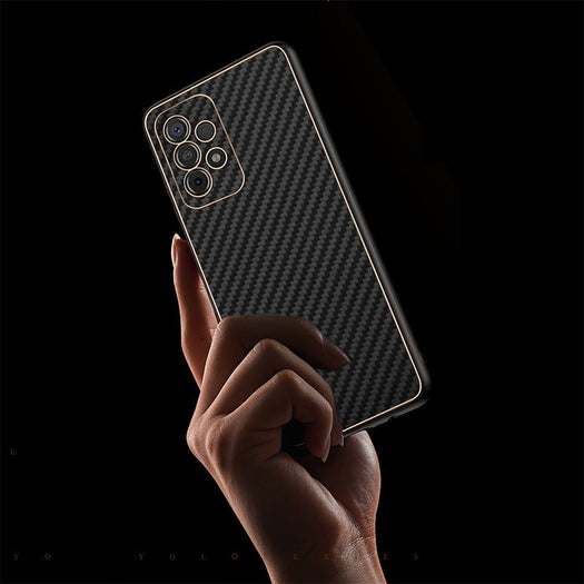 Luxury Carbon Fiber Ptemium Back case for Samsung Galaxy A72 - Premium Cases