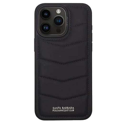 Santa Barbara Classic Clyde Series Genuine Leather Case For iPhone 15 Pro Max