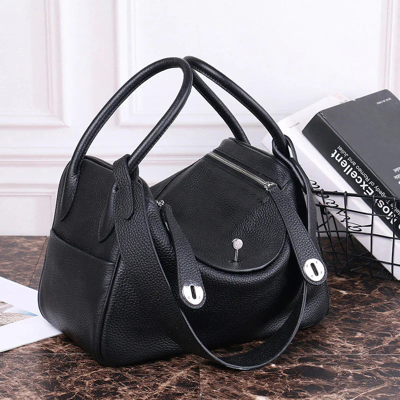 Luxury Leather Laurel Hobo Mini Handbag For Female