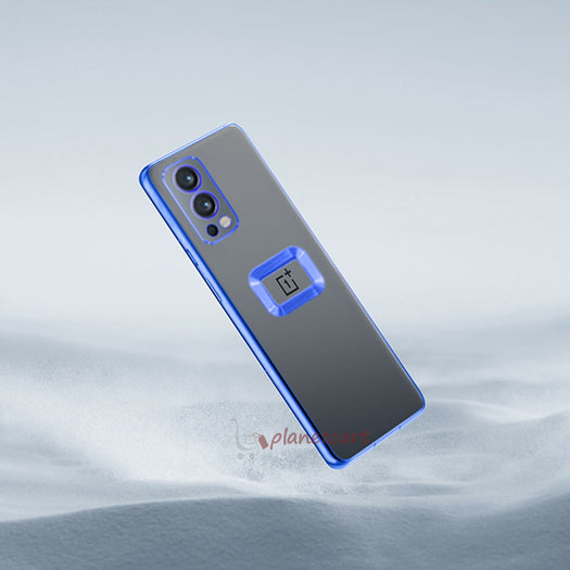 Premium Electroplated Luxury Square Silicon Clear Logo Cut Camera Protection Back Case Cover For Oneplus Nord 2