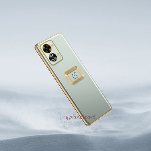 The Premium Electroplated Square Silicon Clear Camera Protection Back Case Cover For Oneplus