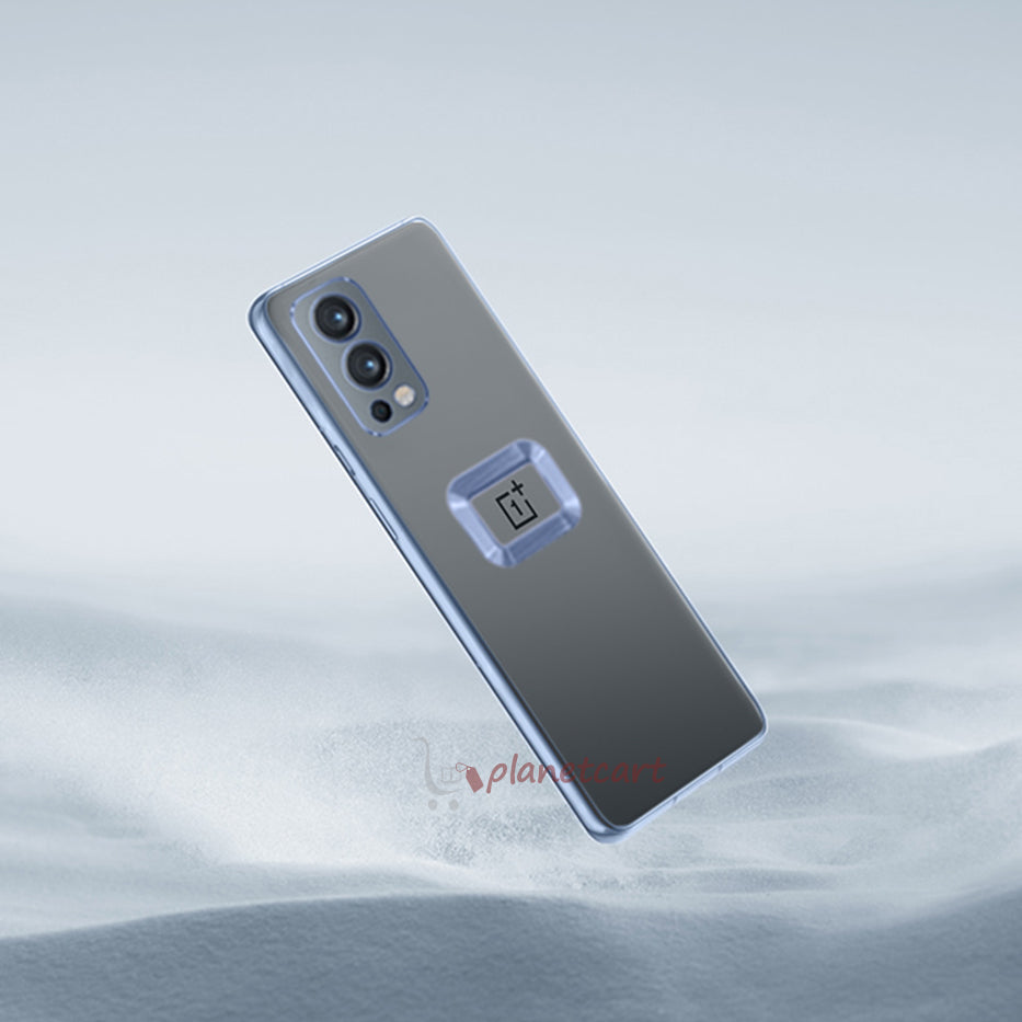 The Premium Electroplated Square Silicon Clear Camera Protection Back Case Cover For OnePlus Nord 2