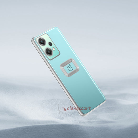 The Premium Electroplated Square Silicon Clear Camera Protection Back Case Cover For Oneplus