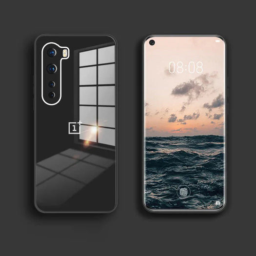Luxurious Glass Back Case For Oneplus Nord