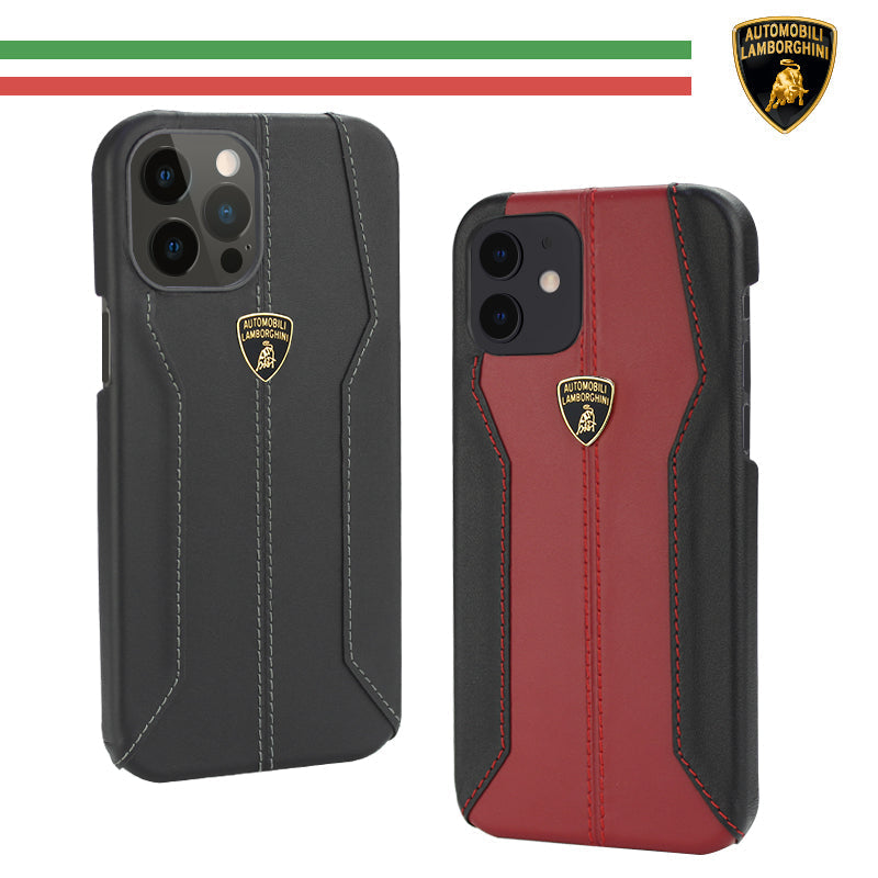 Huracan D1 Genuine Leather Hard Lamborghini Case for Apple iPhone 13 Pro Max