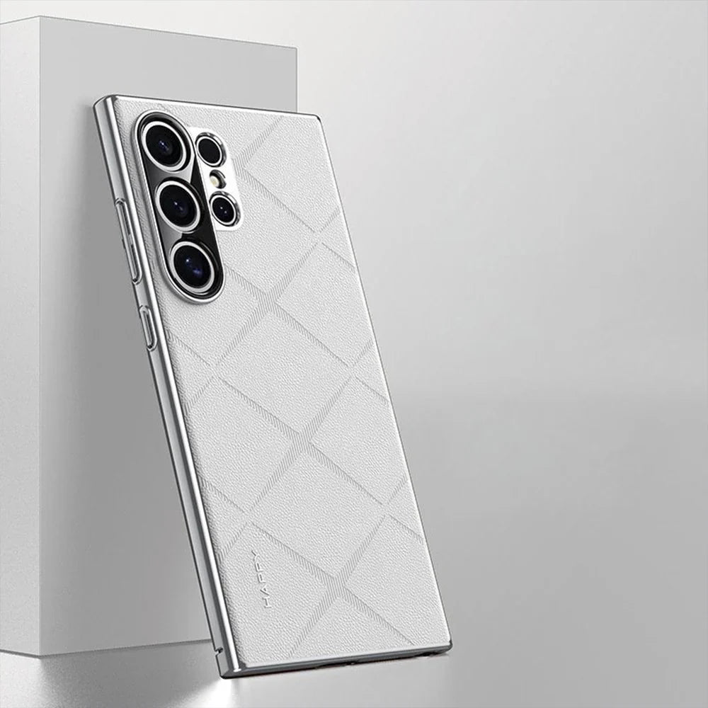 Premium Leather Business Case For Samsung S25 Ultra