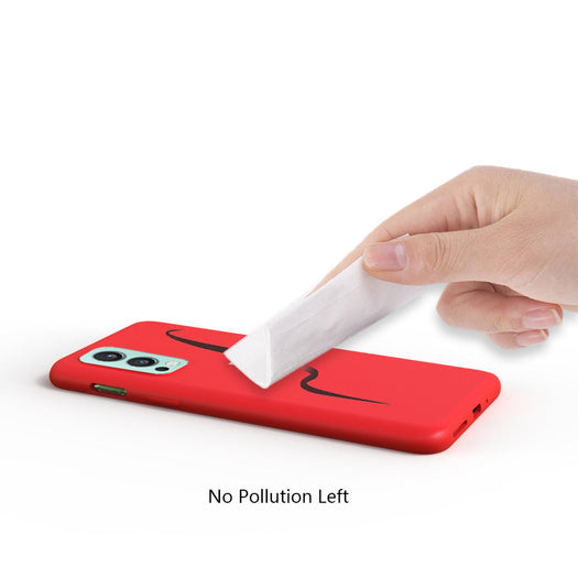 Premium Liquid Silicone Back Case Cover For OnePlus Nord 2