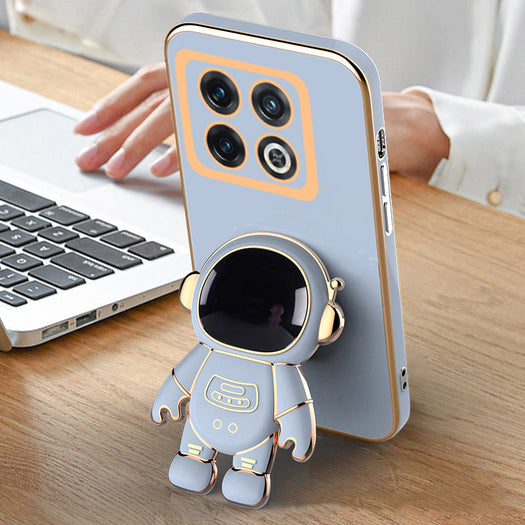 Astronaut Luxurious Gold Edge Back Case For OnePlus 10T