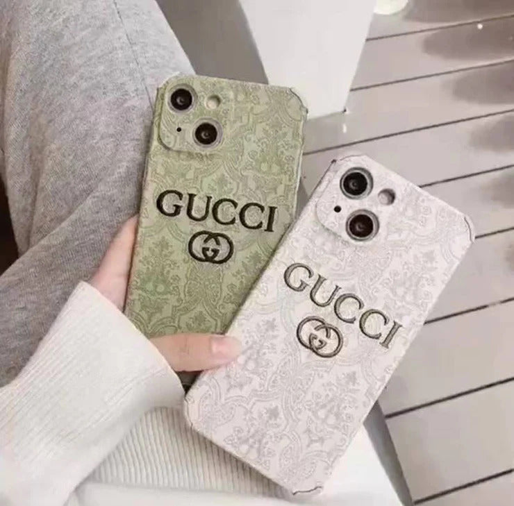 Premium Luxury Embroidery Back Case Cover For iPhone 13