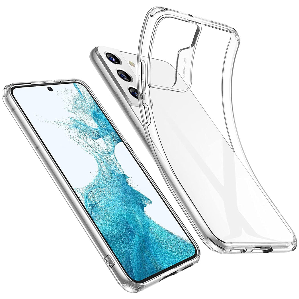 Crystal Clear Transparent Yellowing-Resistant Shockproof TPU Back Case For Samsung Galaxy S22 Plus - Premium Cases