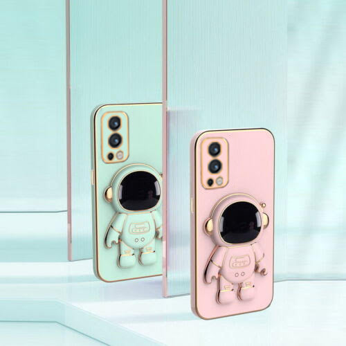 Astronaut Luxurious Gold Edge Back Case For OnePlus Nord 2