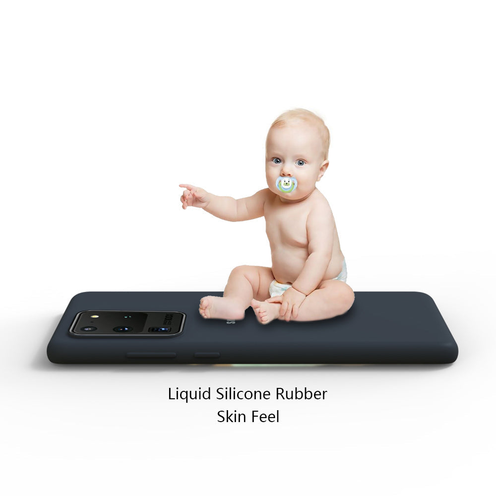 Premium Liquid Silicone Back Case Cover For Samsung Galaxy S20 Ultra