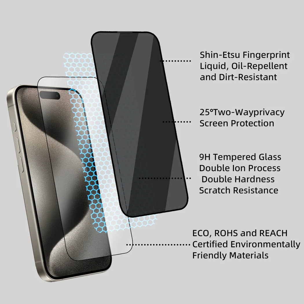X-Level Ultra Privacy Tempered Glass For iPhone 17 Air
