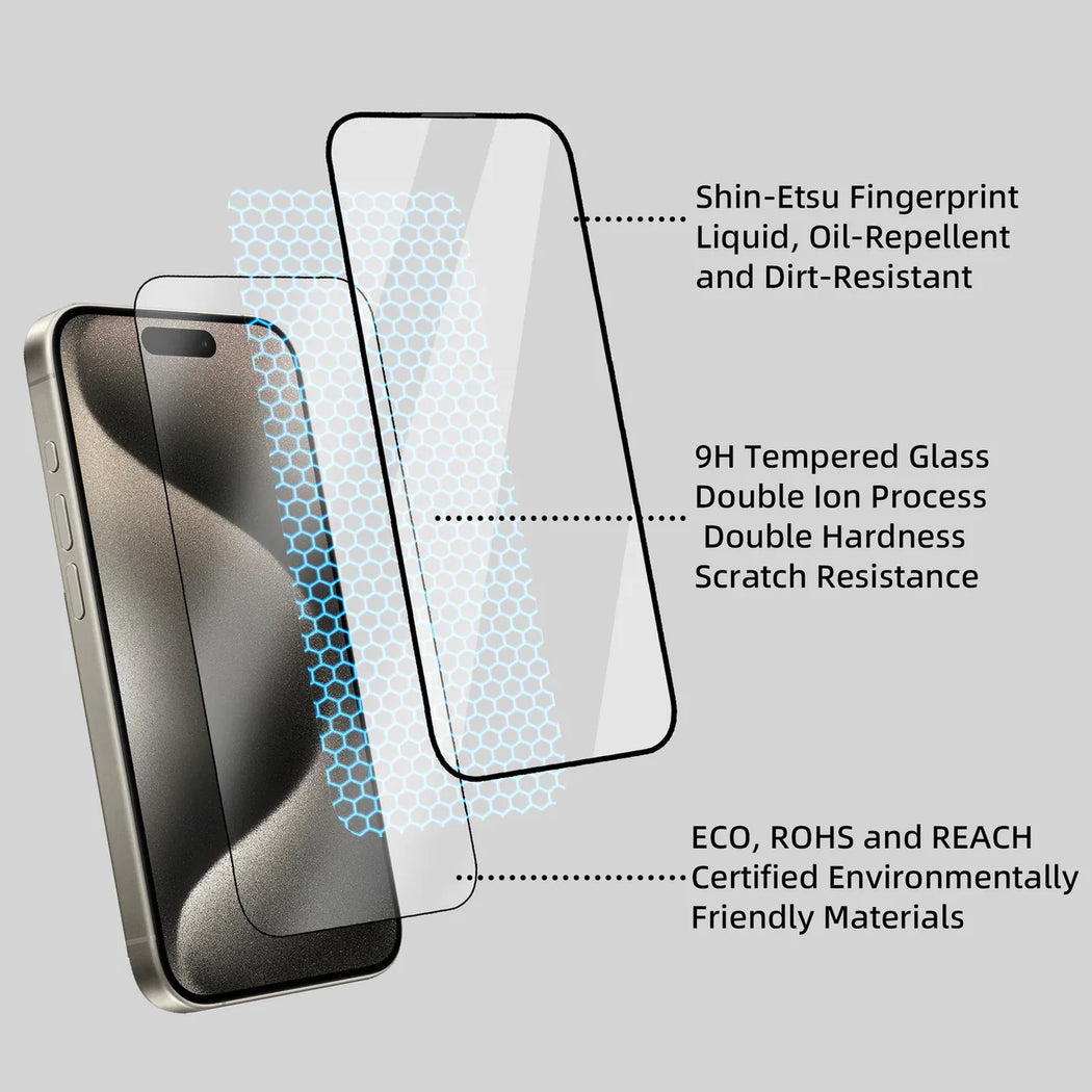 X-Level Crystal Clear Tempered Glass For iPhone