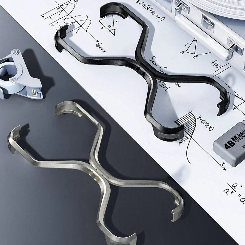 Titanium X- Shape Rimless Cover For iPhone 16 Pro