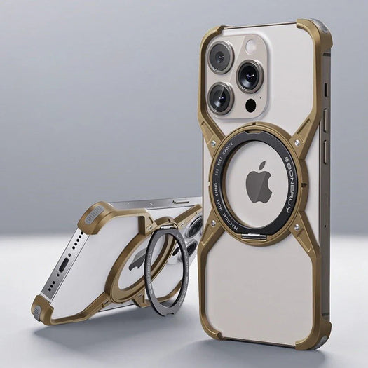 Aluminum Rimless Cover For iPhone 16 Pro Max