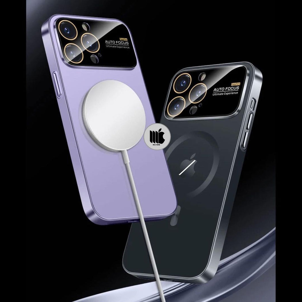 New Magsafe Lens Glass Case For iPhone