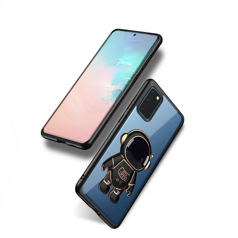 Astronaut Luxury Metal Camera Protection Shockproof Armor Case For Samsung S20 FE