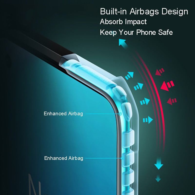 Anti-knock Heavy Duty Transparent Shockproof Bumper TPU + PC Back Case Cover for For OnePlus 9R - Premium Cases