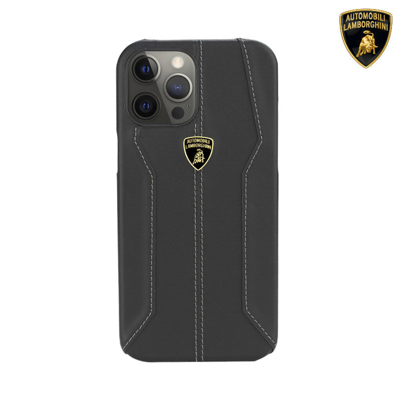 Huracan D1 Genuine Leather Hard Lamborghini Case for Apple iPhone 13 Pro Max